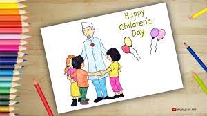 Today, we celebrate childhood and the birthday of a man who cherished the joys of childhood throughout his enriched life, pt. Jawaharlal Nehru With Children S Chacha Nehru Drawing Youtube