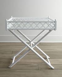 White Fretwork Tray Table Tray Table Home Decor Home Furnishings