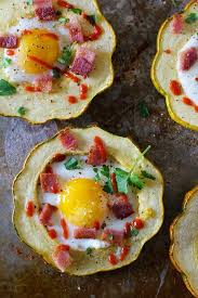 Acorn Squash Egg In The Hole Recipe Fall Recipes Breakfast Squash Recipes Acorn Squash Recipes