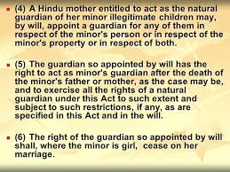Hindu Minonority And Guardianship Act 1956 Guardianship Under Hindu Law The Dharmashastras Did Not Deal With The Law Of Guardianship During The British Ppt Download