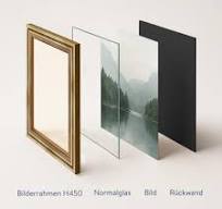 WANDStyle Bilderrahmen 10x15 Vintage, Bilderrahmen Gold Holz, hochwertiger  Holzbilderrahmen Antik, Posterrahmen zum Aufhängen und Aufstellen, Rahmen  ...