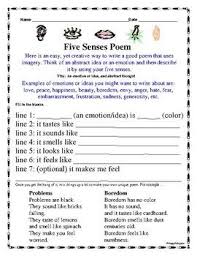 Poetry Writing Five Senses Poem Creating Imagery W Tpt Digital Activity In 2020 Writing Poetry Poetry Activities Writing Poems