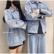 * this is a limited time offer until and including 17/01/2021. Sharkhead Adidas Fiorucci Denim Jacket Adidas Breasted Wide Leg Pants Shopee Malaysia