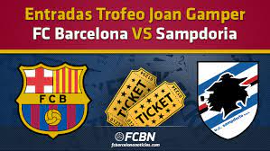 Auslosung, spielplan, ergebnisse, torjäger und livescore. Entrances Gamper 2016 Fc Barcelona Vs Sampdoria