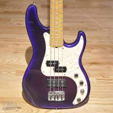 Fender American Deluxe Precision Bass Purple 1995 Guitarras Bajos