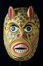 Jaguar Mask From Guerrero Mexico Mexican Mask Tribal Mask Masks Art