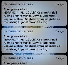 Rainfall caused by localized thunderstorms likely to occur in afternoon, evening—pagasa by: The Meaning Of Ndrrmc Rainfall Warning Alerts Moneymax Ph