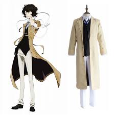 Vintage casual corner beige woman's trench coat made in hong kong mod detective coat nancy drew costume. Anime Bungo Stray Dogs Armed Detective Agency Osamu Dazai Cosplay Trench Coat Suit Pants Vest Literary Stray Dogs A499 Movie Tv Costumes Aliexpress