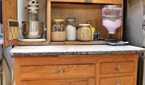 Vintage metal doctor's cabinet, refinished in an industrial finish. Old Hoosier Cabinet Paint It Stain It