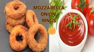 Then, dip the onion rings into the flour, eggs, breadcrumbs. How To Make Mozzarella Onion Rings Cheese Stick Fati Planet