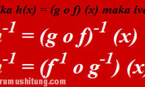 Maybe you would like to learn more about one of these? Invers Fungsi Komposisi Dan Contoh Soal