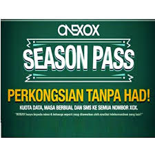 Onexox kini melancarkan plan terbaru season pass plus mulai 25 oktober 2017!!! Onexox Xox Data Voice And Sms Season Pass Sharing Shopee Malaysia