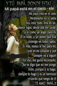 Si tu padre está en cielo y quieres dirigirle unas bellas palabras a papà en su día, entonces te sugerimos que utilices las frases para un padre fallecido en el dìa del padre que a continuación tenemos para ti. Mi Papa Frases Para Papa Mensajes Para Papa Frases Para Padres