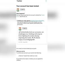 Others may change their number in order to avoid contact with. Pm Modi How Afraid Are You Congress Twitter Locked Its Account Rahul Gandhi India News
