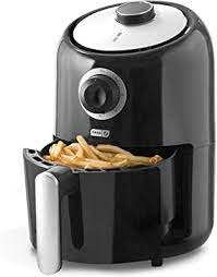 The power airfryer rewrites all the rules because now you can finally enjoy the fried foods you love without any of the added fat! Amazon Com Copper Chef 2 Qt Air Fryer Turbo Cyclonic Airfryer With Rapid Air Technology For Less Oil Less Cooking Includes Recipe Book Black Kitchen Dining