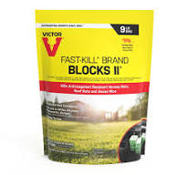 Victor Fast-Kill Brand Rodenticide Bait Blocks II, 9 Lb Bag