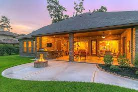 5014 N Ossineke Drive Spring Tx 77386 Outdoor Covered Patio Backyard Inspo Outdoor Kitchen