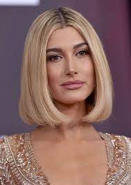 The Straight Edge Hairstyle To Try When You Want To Level Up Your Look Hair Styles Short Hair Styles Hailey Baldwin Hair