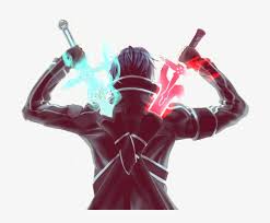 It's like sword art online in roblox! Kirito Dual Wielding Sword And Gun Free Transparent Png Download Pngkey