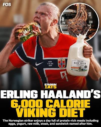 Stadium Eats | Could you handle @erling's "viking diet"? According to @cbsnews, @norway's striker downs over 6,000 calories a day. What's his diet? -... | Instagram