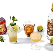 When you're ready to mix up your routine, think about adding lime for a cuba libre or go the sultry the lounge lizard is a blast from the past and this retro drink adds one common ingredient to the rum and cola duo. 3 Easy Rum Cocktails Made With Rum Lime Juice And Sugar Bon Appetit