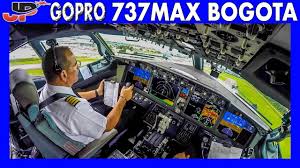 737 max features a nicely updated flight deck, using boeing's latest display technology. Boeing 737max Takeoff From Bogota Flight Deck Gopro View Youtube