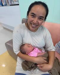 Minthira 1st check up since being born 1 week ago today. All is good and  Annie is healing well since the C-Section next appointment is in one month.  The doctors here are