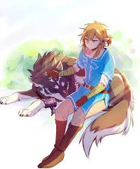 The Legend Of Zelda Breath Of The Wild Wolf Link 