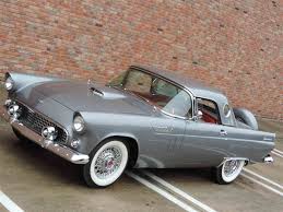Image result for Silver Gray 1956 Thunderbird