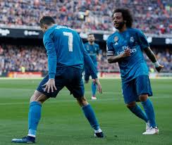 Cris Celebrates After Scoring A Brace Ft Rm 4 Vs Valencia 1 Laliga 2017 18