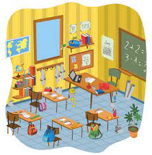 Almost files can be used for commercial. School Classroom Cartoon Vector Pack On Behance