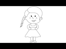 How to draw cartoon girls with easy steps tutorial for kids.here is a great drawing tutorial for young kids who want to learn how to draw a cartoon girls. How To Draw Girls Easy Step By Step Drawing Lessons For Kids Youtube
