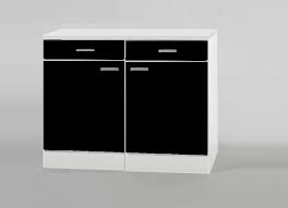 onderkast een lades 100x60 cm kastdemper blu232 nee kast zwart gewrapt nee alleen het front nero zwart wit keukenaxi