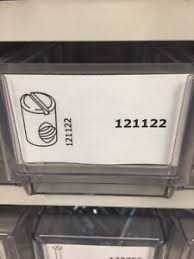 4 X Ikea Original Ersatzteile Nr 121122 Quermutter