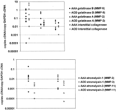 Stromelysin-1 (Matrix Metalloproteinase-3) and Tissue Inhibitor of  Metalloproteinase-3 Are Overexpressed in the Wall of Abdominal Aortic  Aneurysms