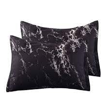 This video demonstrates on how to clean scratched old black marble using hand pads. Buy Caurbed Standard Size Black Marble Pillowcases Set Of 2 Grey And White Marble Pillow Shams 20 X26 Online At Low Prices In India Amazon In