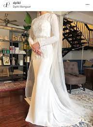 Beautiful Long Wedding Dress By Davis Paul Lister Dplkl Wedding Dresses Glamourous Wedding Dress Nikah Dress