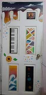 Door Decor Diy Art Room Doors Painted Bedroom Doors Indie Room Decor