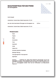 Der oben genannte verein übergibt an (nachfolgend übernehmer. Schutzvertrag Fur Pferde Mit Schutzgebuhr De Vertrag Download