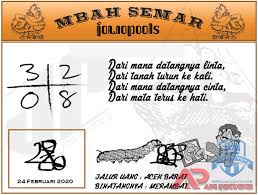 Syair Sgp Mbah Semar 24 Februari 2020 Keluaran Togel