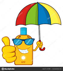Smiling Bottle Sunscreen Stock Vector Image by ©HitToon #141910994
