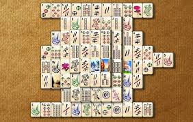 Match open pairs of identical tiles and . Free Mahjong Logitheque English