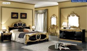 Discover stunning black bedroom sets at alibaba.com and level up your bedroom. Esf Barocco Luxury Glossy Black Gold Queen Bedroom Set 2 Classic Made In Italy Esf Barocco Black Gold Q Set 2
