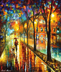 One should be very careful while buying such paintings, since it is the complete beauty of the whole frame that makes the whole domain get a new. Walk With Dog Palette Knife Oil Painting On Canvas By Leonid Afremov