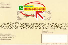 Kartu undangan khitanan anak model colorful1 harga ekonomis. Undangan Walimatul Khitan Ms Word 0896 7465 4330 Wa Undangan Khitanan