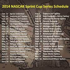 Please be patient while we retrieve your data. Nascar 2014 Schedule Nascar Announces 2014 Sprint Cup Series Schedule The Final Lap Nascar Racing Nascar Nascar Race Results