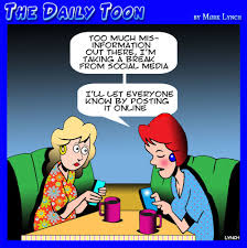 Changing the profile picture (dp) is the 2015 fantasy of there are birth and death of social media and digital marketing agency every single day in india. Social Media Break Von Toons Medien Kultur Cartoon Toonpool