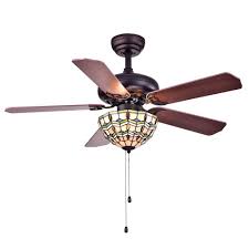 Find all about tiffany lamps lighting ceiling fans on our site. Warehouse Of Tiffany Doretta 42 In Black Walnut Ceiling Fan With Light Kit And Tiffany Glass Bowl Cfl8169bl The Home Depot