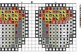 5 thoughts on free minecraft cross stitch pattern/chart. Cross Stitch Minecraft Earrings Double Sided With Pattern 8 Steps With Pictures Instructables