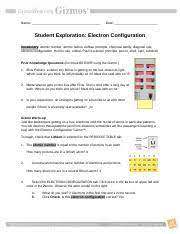 1,673 electron configuration key products are offered for sale by suppliers on alibaba.com, of which. Electron Configuration Se Name Date Student Exploration Electron Configuration Vocabulary Atomic Number Atomic Radius Aufbau Principle Chemical Family Course Hero